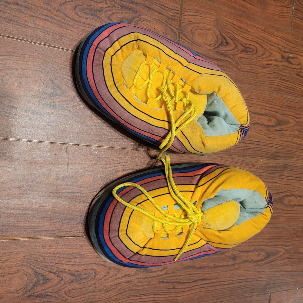 Colorful Striped Women's Slippers Airmax Style House Shoes